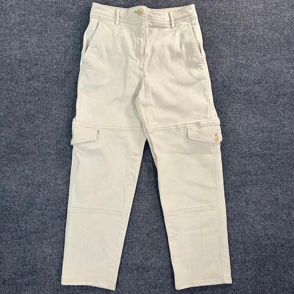 Wilfred Free Artizia Women’s Modern Cargo Pants Double Knee Utility Khakis 6